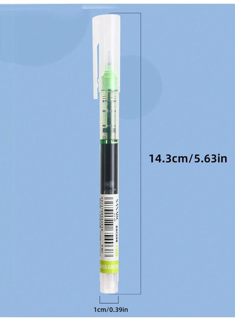 كاكو 12 حزمة أقلام جيل ألوان مختلطة، حبر سريع الجفاف وسلس 0.5 مم إبري دقيق، سعة كتابة كبيرة 1000 متر للوازم العودة للمدرسة والمكتب والطلاب - Image 3